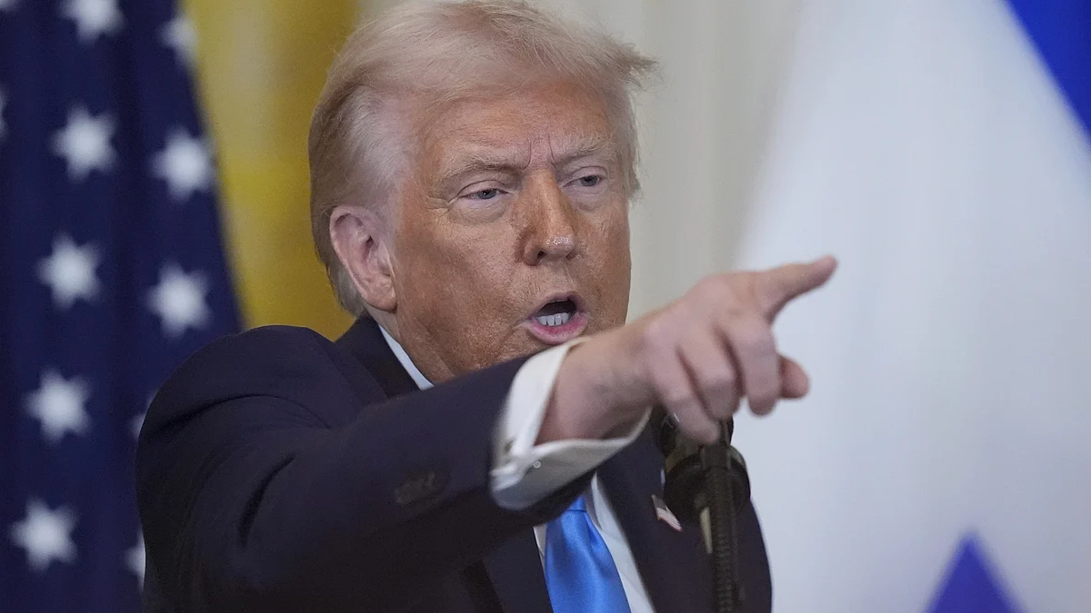 US President Donald Trump at White House on 4 February (photo: PTI)