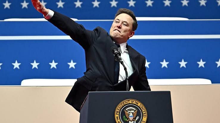 The Nazi salute