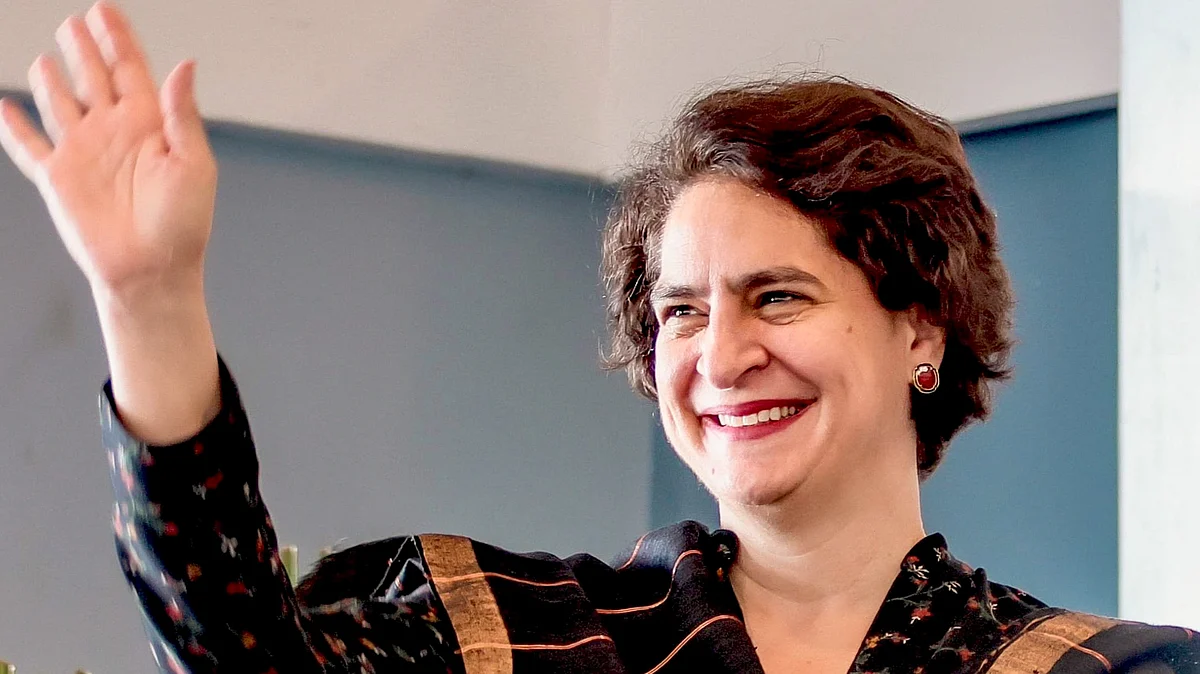 Priyanka Gandhi Vadra in Wayanad on 8 February (photo: PTI)