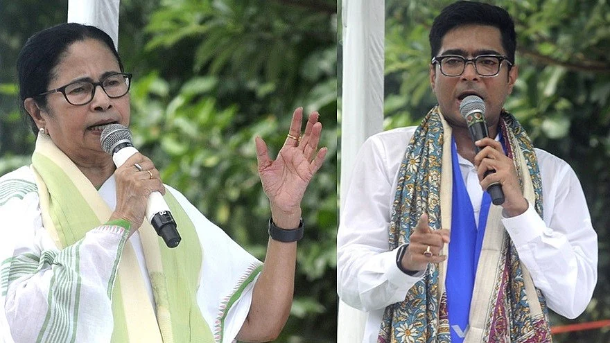 CM Mamata Banerjee and Abhishek Banerjee (photo: IANS)  