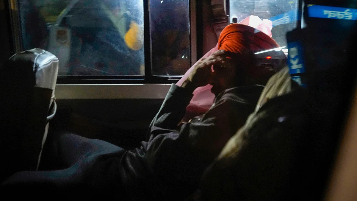 Still in shackles: Second lot of illegal Indian immigrants come home