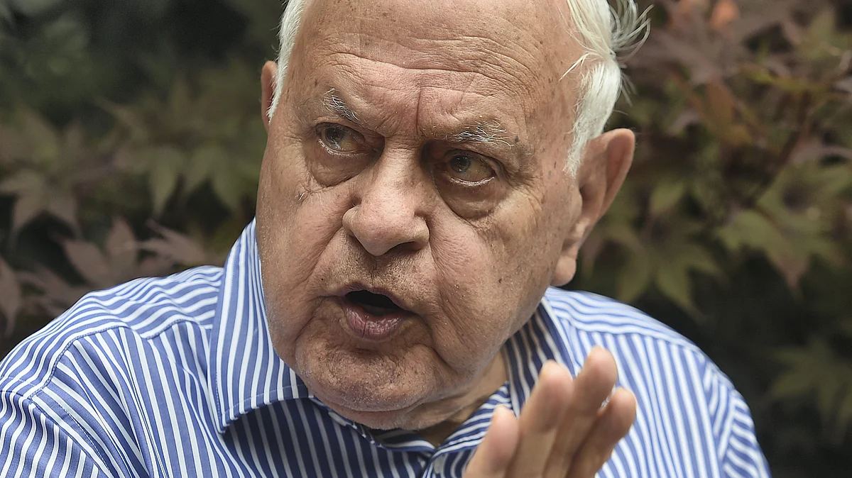 National Conference president Farooq Abdullah (photo: PTI)