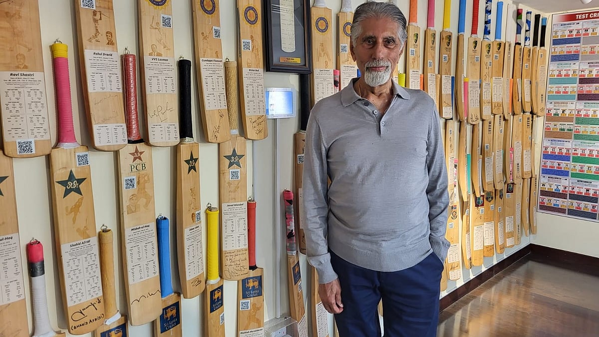Shyam Bhatia at his museum in Dubai (photo: Gautam Bhattacharyya/NH)