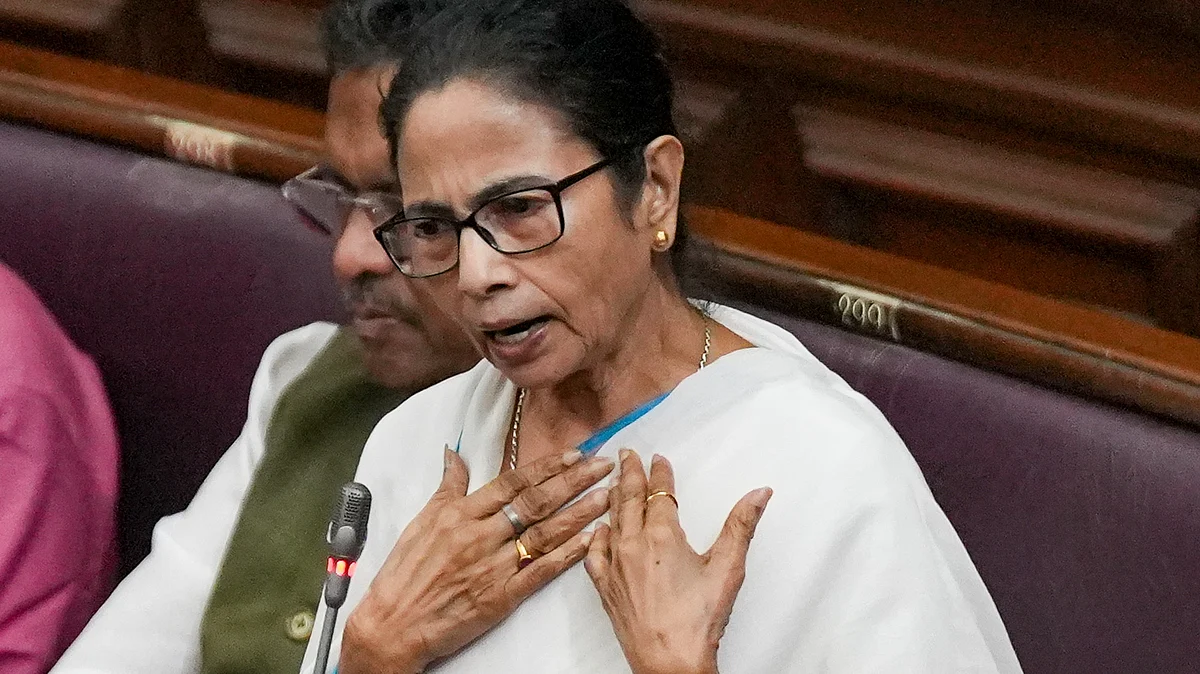 Mamata Banerjee at state Legislative Assembly in Kolkata on 18 February (photo: PTI)