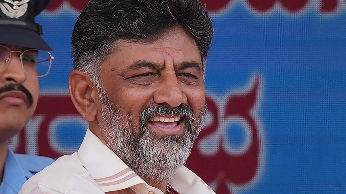 Karnataka deputy chief minister D.K. Shivakumar (photo: PTI)