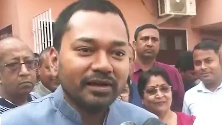 Nitish Kumar's son Nishant Kumar (video screengrab)