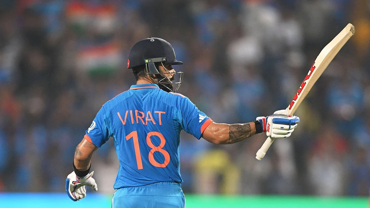 Virat Kohli is on the brink of achieving more milestones (photo: @hindisarthi/X)