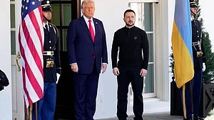 Donald Trump and Volodymyr Zelenskyy at the White House (photo: PTI)