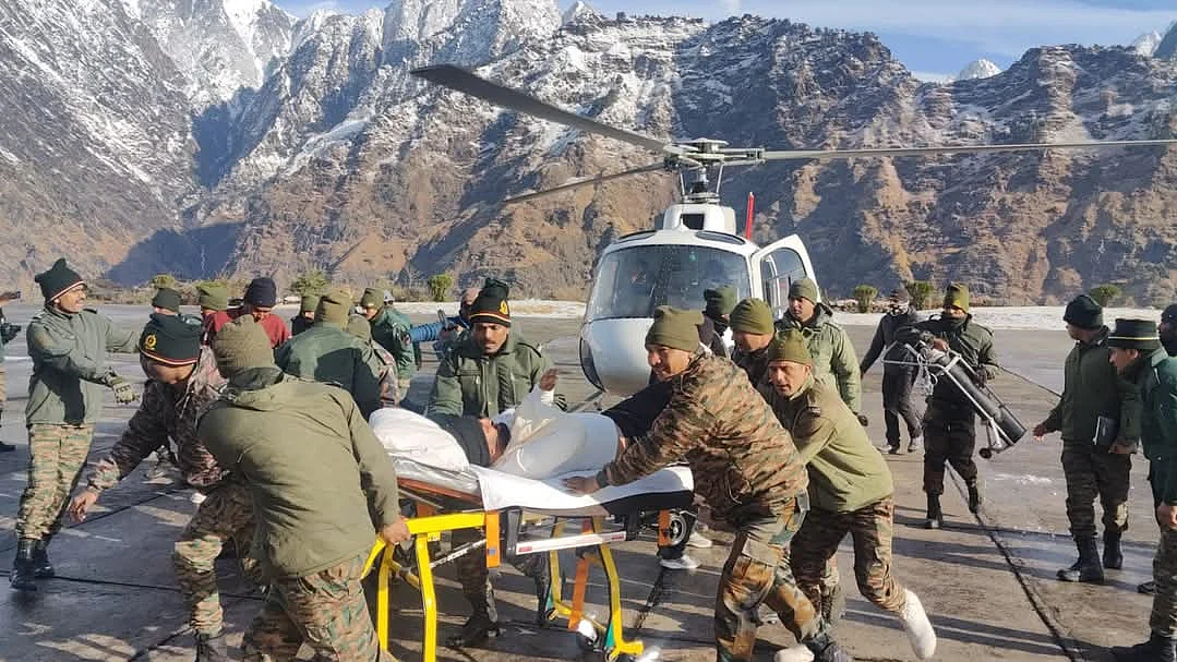 14 more workers have been extracted in the ongoing relief and rescue operation in an avalanche near Mana