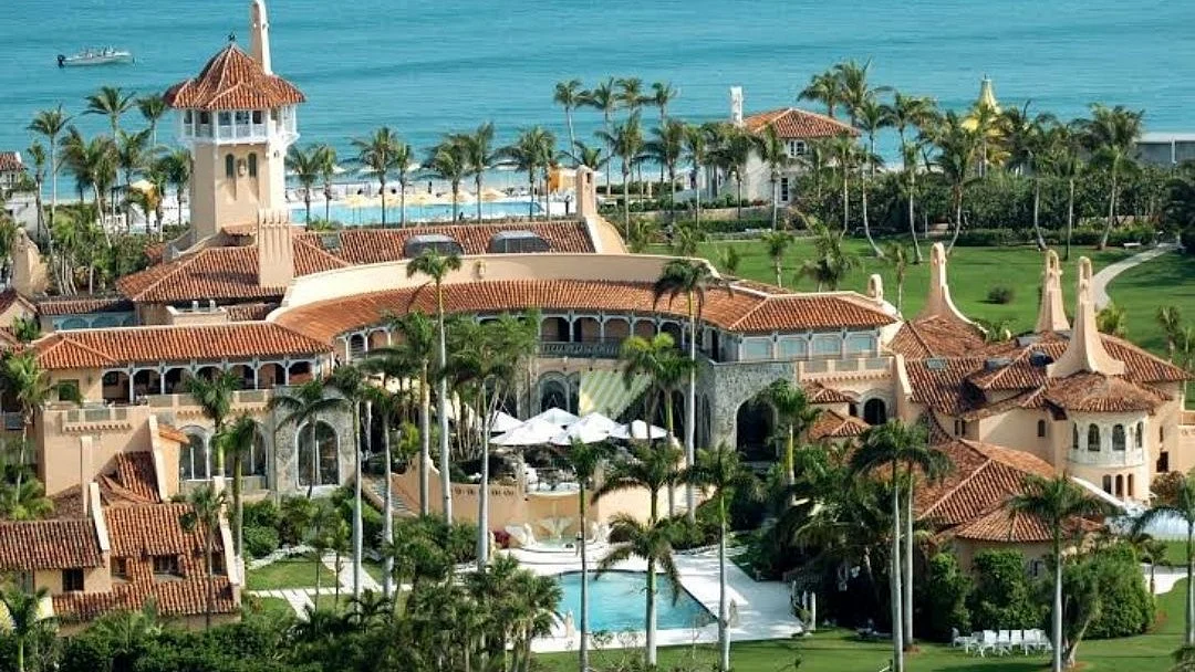 Donald Trump’s Mar-a-Lago resort in Florida (photo: @DomDasThreads/X)