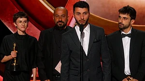 Cast and crew of 'No Other Land' (photo: @letterboxd/X)