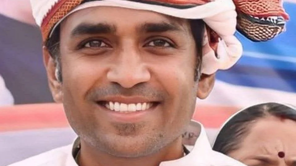 Newly-appointed Adivasi Congress chairman Vikrant Bhuria (photo: @iycjainendra/X)