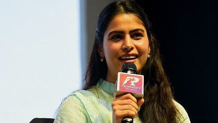 Manu Bhaker at the Trailblazers Conclave 3.0 in Kolkata