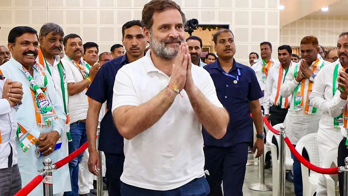 Rahul Gandhi in Ahmedabad on 7 March (photo: PTI)