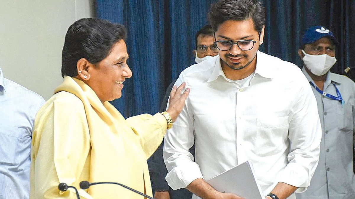 Mayawati getting nephew nightmares again