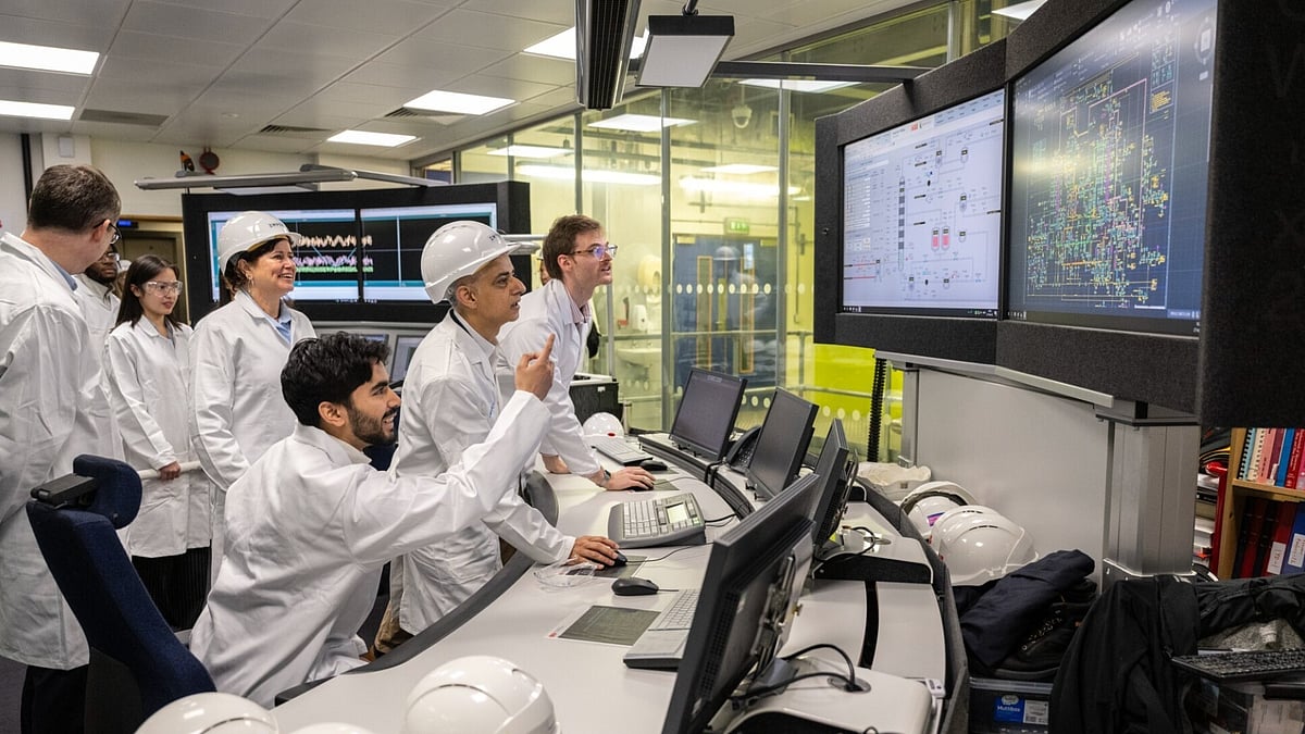 Mayor Sadiq Khan in Imperial College for the launch of the London Growth Plan