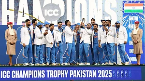 Champions Trophy: Rohit masterclass sets India on course for third title