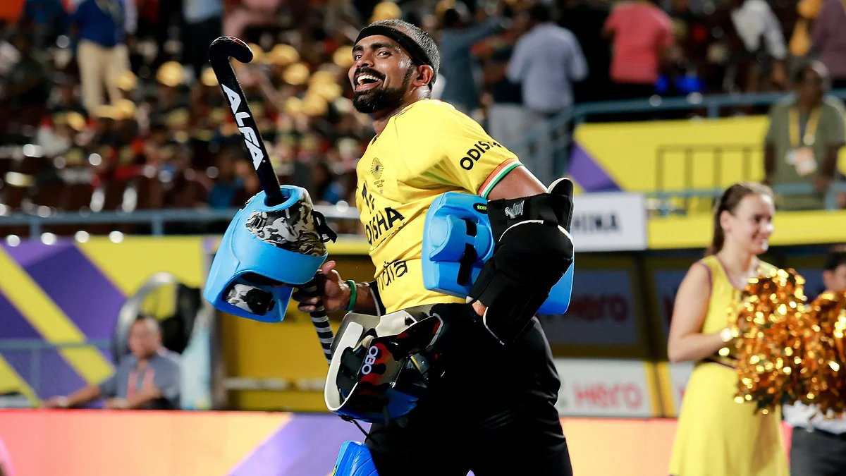 P.R. Sreejesh, foremer goalkeeper of the Indian men's hockey team 