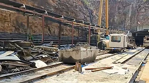 Telangana tunnel collapse: Robots join search operation