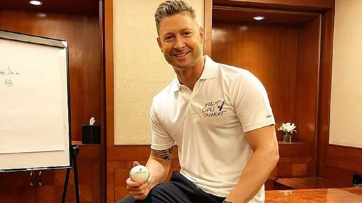 Michael Clarke will be in India as a TV pundit again in IPL 2025 (photo: @MClarke23/X)
