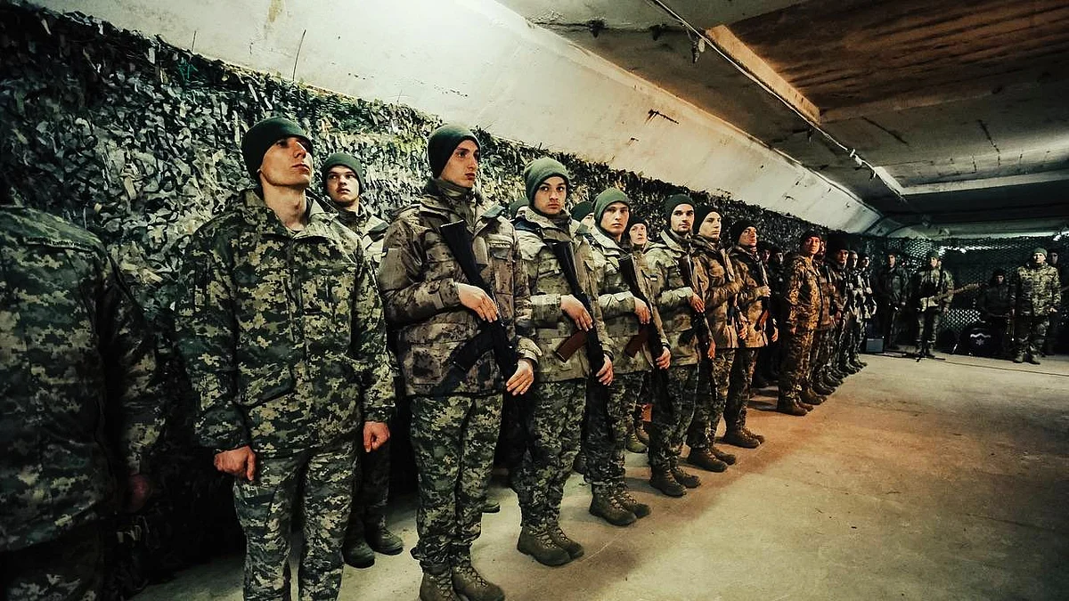 File image of new Ukrainian army recruits (photo: @RALee85/X)