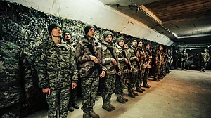 File image of new Ukrainian army recruits (photo: @RALee85/X)