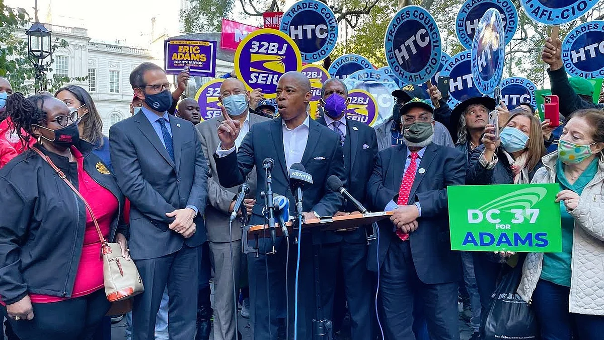 New York Mayor Eric Adams