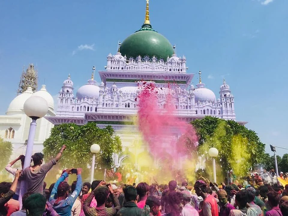 Taunt or togetherness? Holi celebrations outside a mosque in 2025