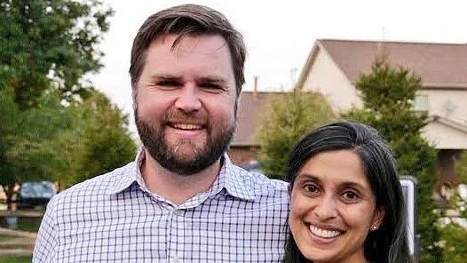 US vice-president J.D. Vance with wife Usha (photo: @UshaVanceNews/X)
