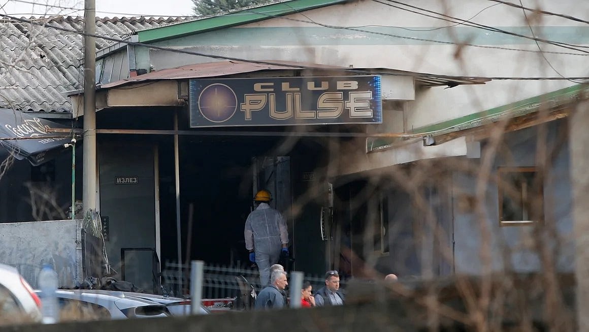 Pulse nightclub in Kočani, North Macedonia (photo: @Daddy_TwiXter/X)