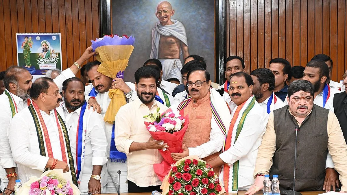 Telangana celebrations with chief minister Revanth Reddy 