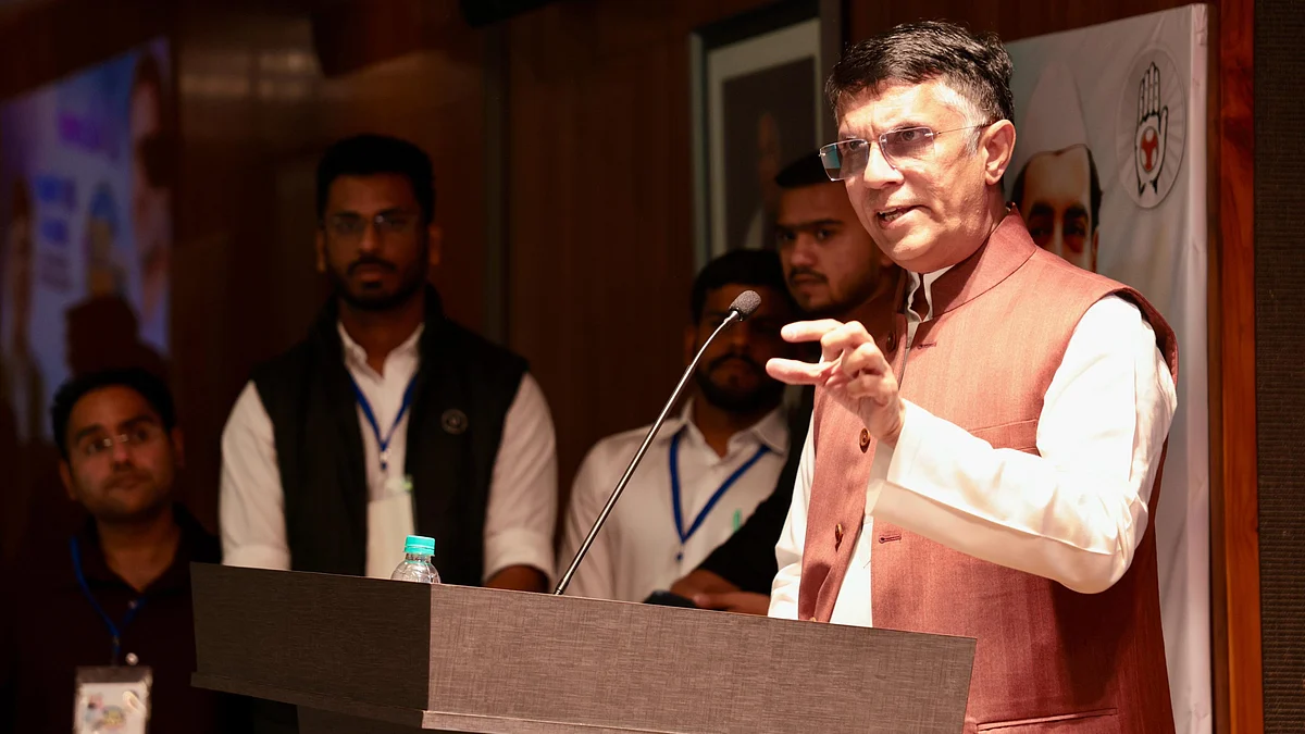 Congress leader Pawan Khera in New Delhi on 3 March (photo: @IYC/X)