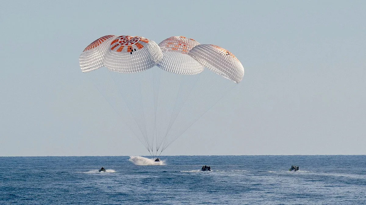 The splashdown moment (photo: @NASA/X)