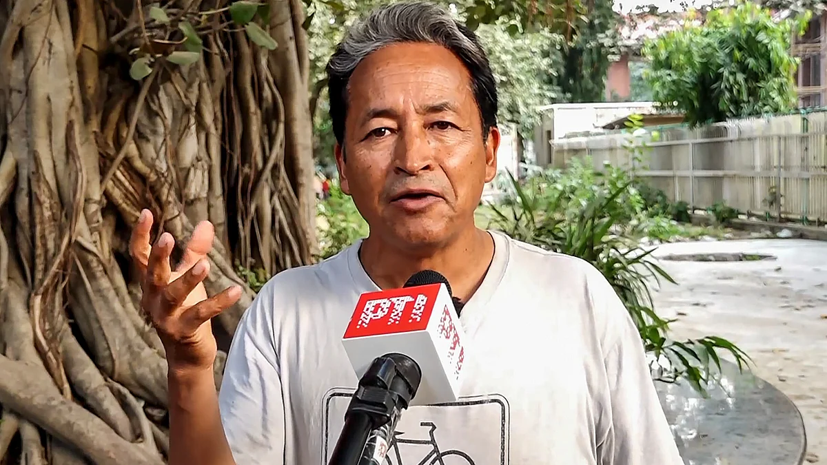 Engineer and environmentalist Sonam Wangchuk (photo: PTI)