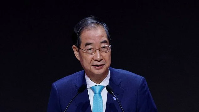 Prime Minister Han Duck-soon of South Korea (photo courtesy: @ReutersWorld/X)