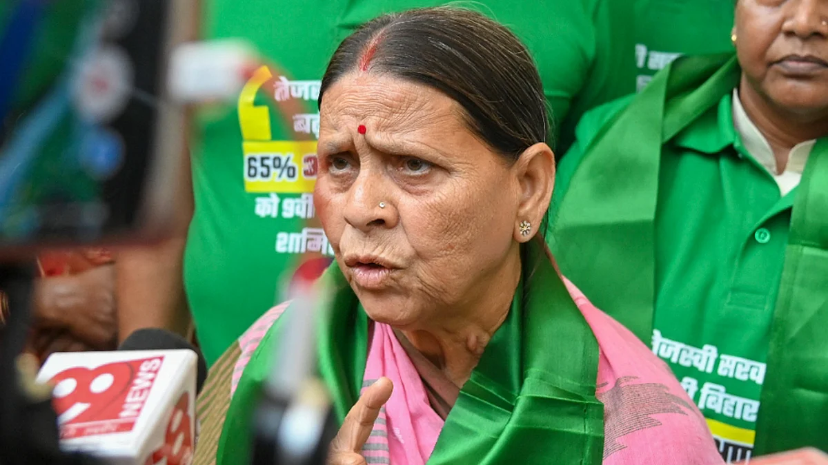 Bihar's Leader of the Opposition Rabri Devi