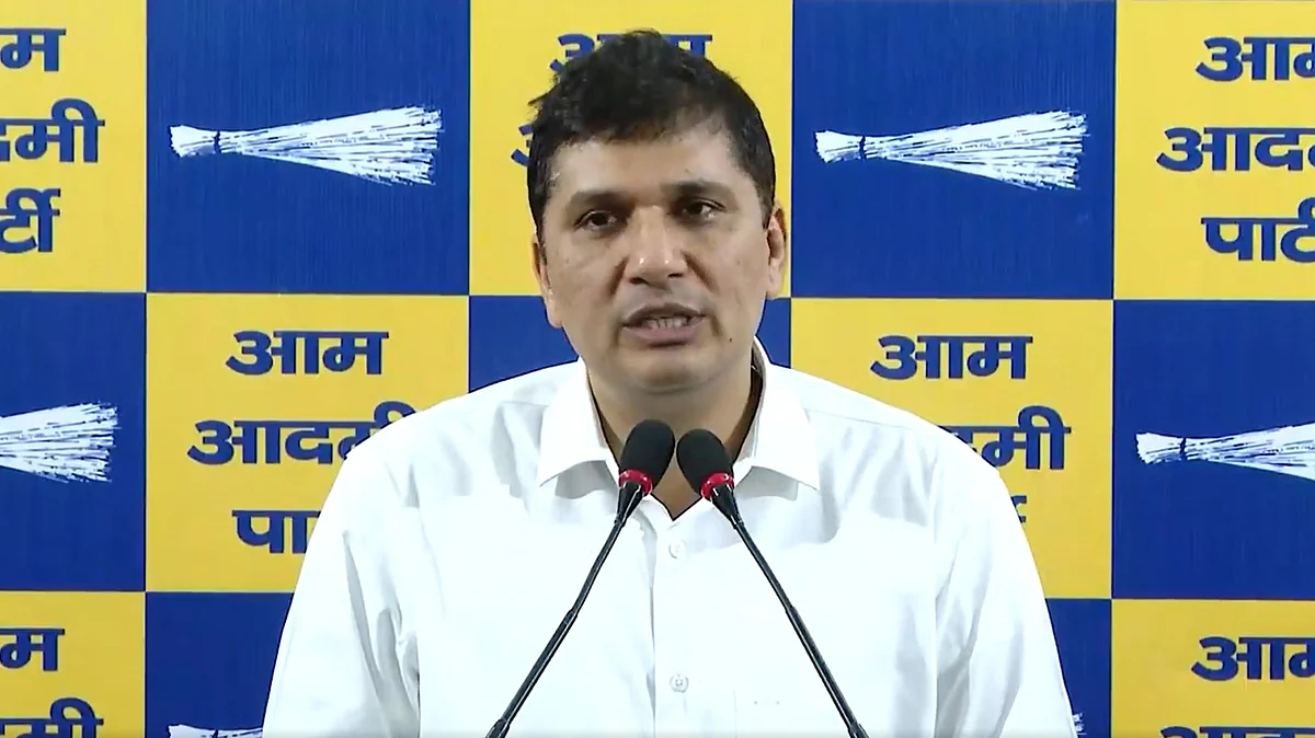 Delhi AAP chief Saurabh Bharadwaj