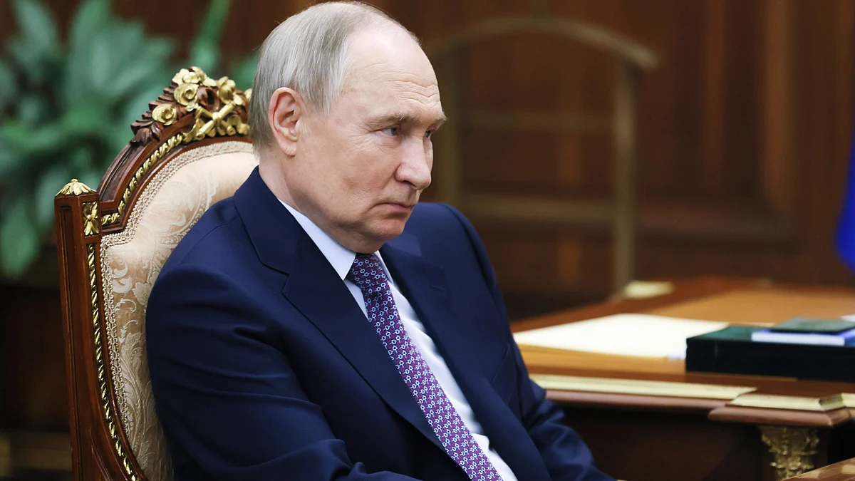 Russian President Vladimir Putin in Moscow on 24 March (photo: AP/PTI)