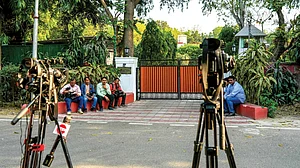The official residence of Justice Yashwant Varma in New Delhi