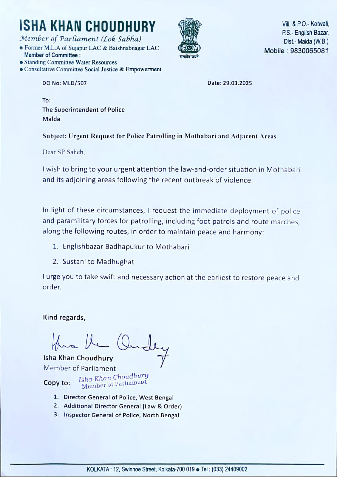 West Bengal: Tensions persist in Malda's Mothabari, 57 arrested so far