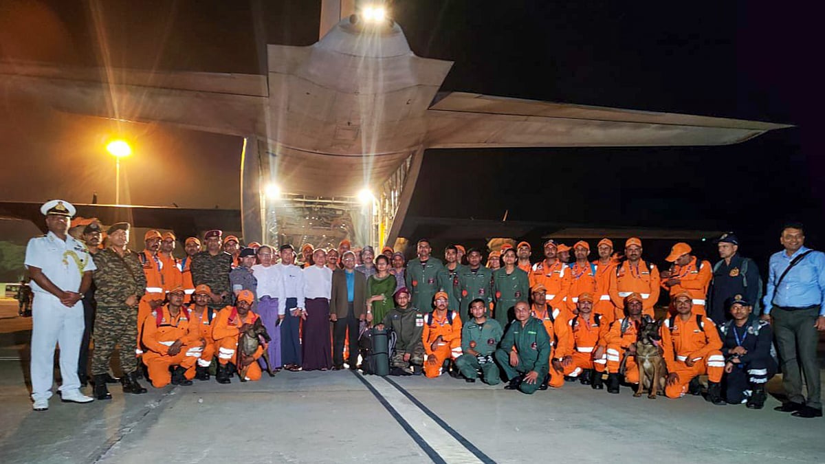 As Myanmar reels from death and destruction India delivered 15 tonnes of essential materials 
