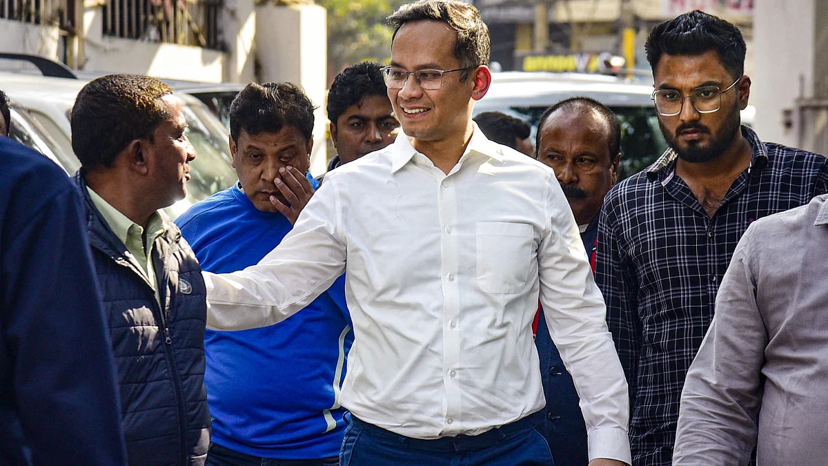 Gaurav Gogoi in Guwahati on 17 February (photo: PTI)