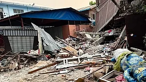 Myanmar quake: Woman pulled alive from rubble after three days