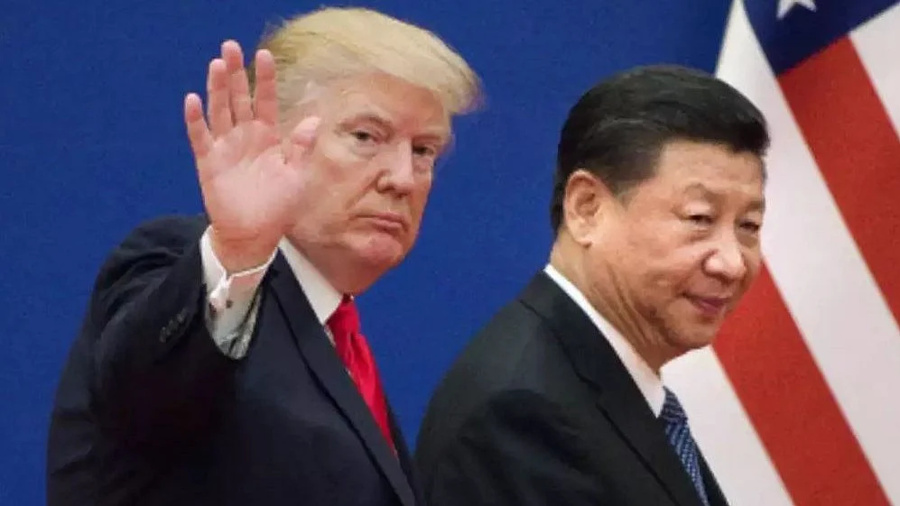US President Donald Trump and his Chinese counterpart Xi Jinping (file photo)