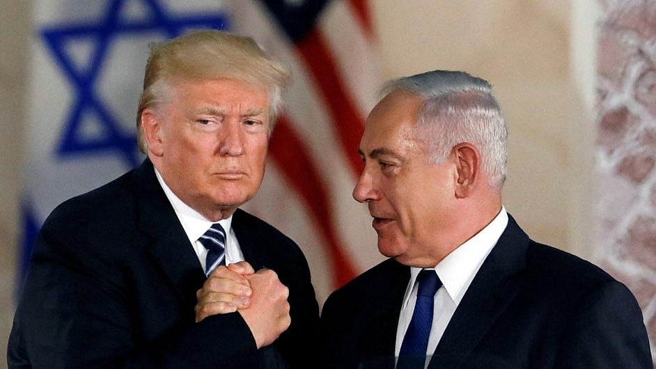 Donald Trump and Benjamin Netanyahu (file photo)
