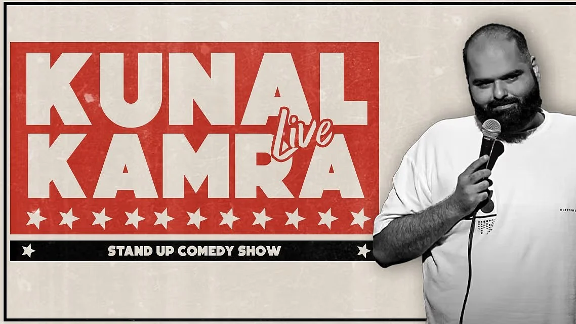 BookMyShow's promotional banner for a Kunal Kamra show