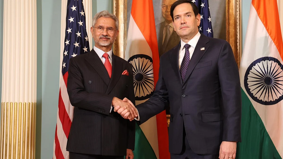 S. Jaishankar with US secretary of state Marco Rubio (photo: @ItsShubhangi/X)