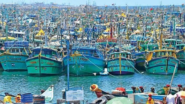 Nearly 1,500 mechanised vessels across various coastal jetties have been anchored