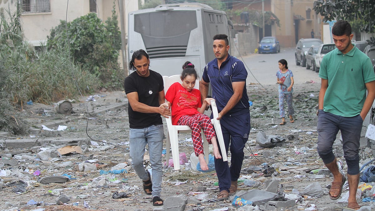 Israeli strike outside Gaza hospital kills medic, wounds several