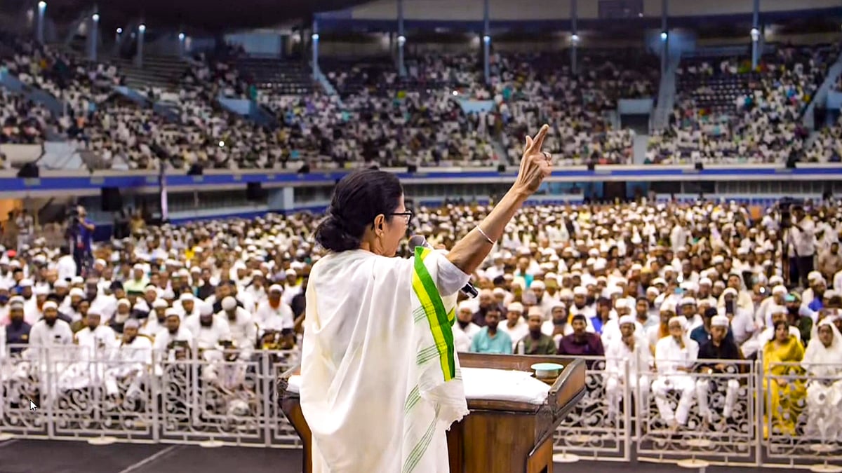 Chief minister Mamata Banerjee plants herself beside Muslim citizens in the matter of the new Waqf Act